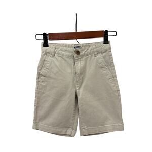 Old Navy Khaki Chino Adjustable Waistband Shorts Size Youth 8 Slim